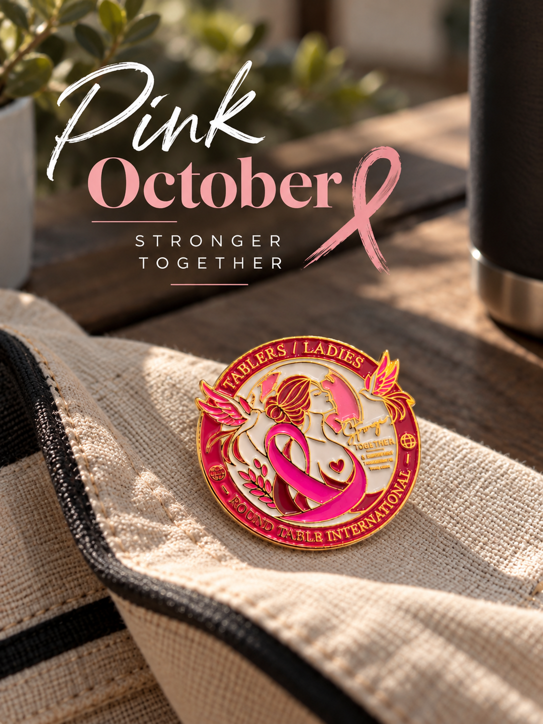 🎀 Pink October Pin